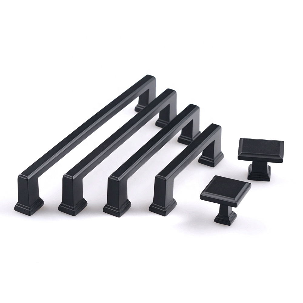 Zinc alloy door handles kitchen handles solid