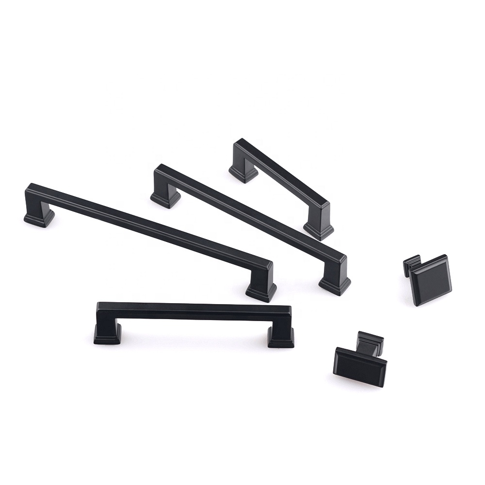 Zinc alloy door handles kitchen handles solid