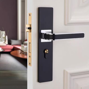 interior lever door handle lock set