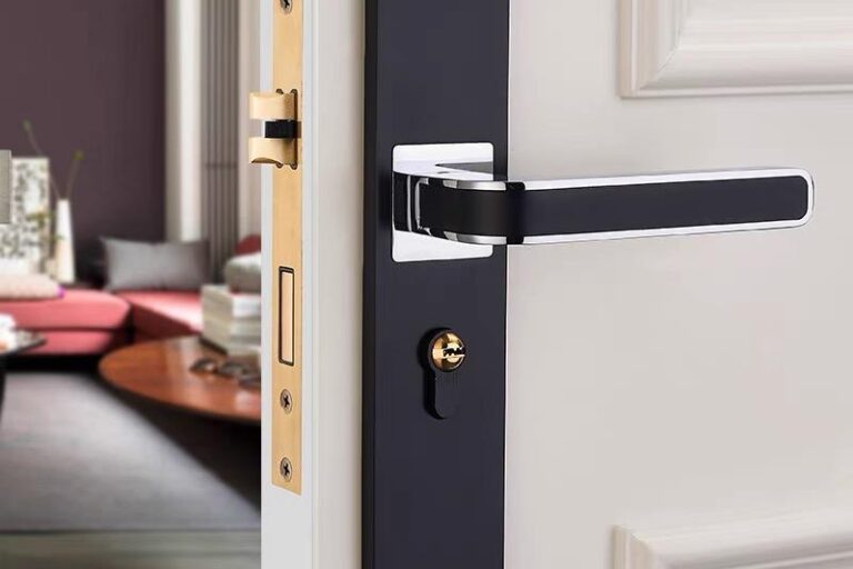 2025 Luxury Zinc Alloy Interior Door Handle Lock Custom Set (1) interior lever door handle lock set