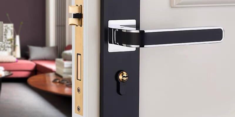 interior lever door handle lock set