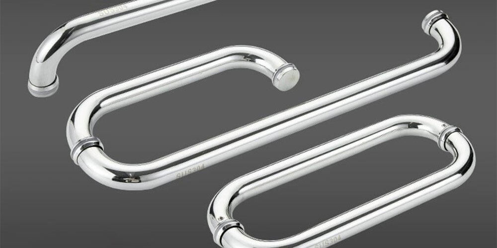 Bathroom Shower Glass Door Handles L-shaped Sliding Handle Manufacturer (6) glass sliding door handle manufacturer