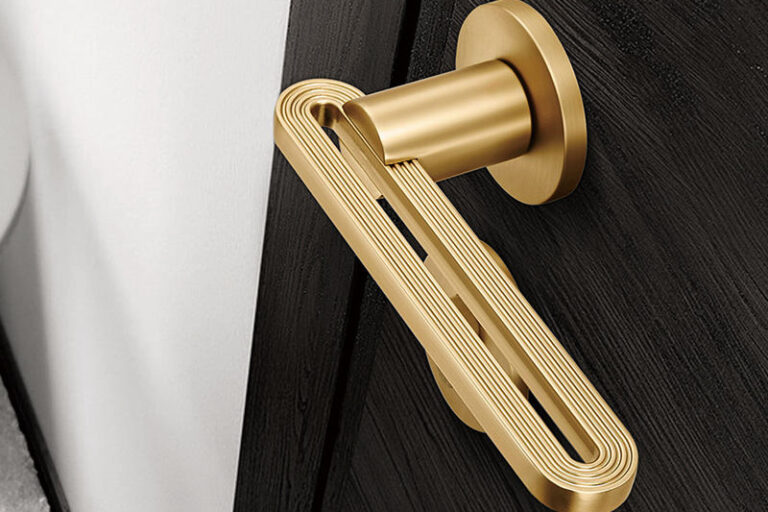 Custom Luxury Brass Antique Lever Door Handle with Zinc Alloy Knob (5) Lever Door Handle with Knob