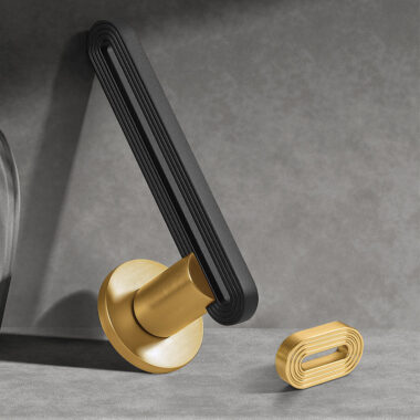 Lever Door Handle with Knob