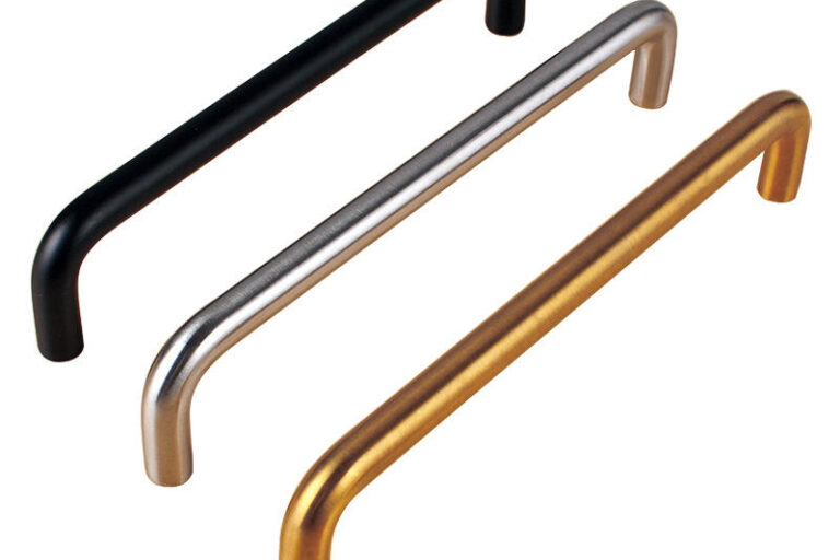 Custom Stainless Steel Cabinet Pull Handles Fashionable Design (1) cabinet pull handles modern design