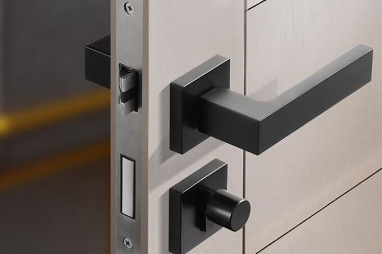 European Standard Matt Black Square Lever Door Handle Wholesale (7) black square lever door handle