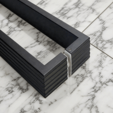 High-Quality Entrance Stainless Steel Handle Knurled for Office 12-80 Inch Modern Rectangular Straight Glass Door Pull Handle