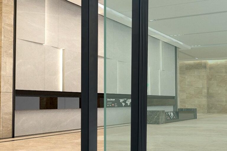 High-Quality Stainless Steel Rectangular Glass Door Handles Wholesale (2) High-Quality Entrance Stainless Steel Handle Knurled for Office 12-80 Inch Modern Rectangular Straight Glass Door Pull Handle