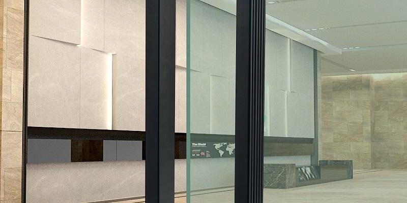 High-Quality Entrance Stainless Steel Handle Knurled for Office 12-80 Inch Modern Rectangular Straight Glass Door Pull Handle