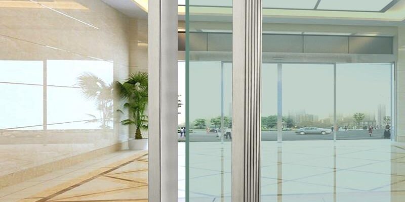 High-Quality Entrance Stainless Steel Handle Knurled for Office 12-80 Inch Modern Rectangular Straight Glass Door Pull Handle