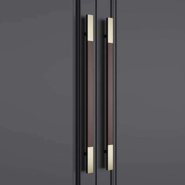 Stainless steel glass door pull handle