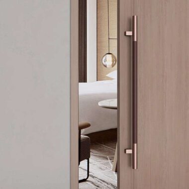 Stainless steel glass door pull handle