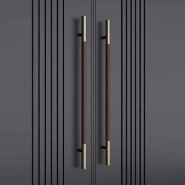 Stainless steel glass door pull handle