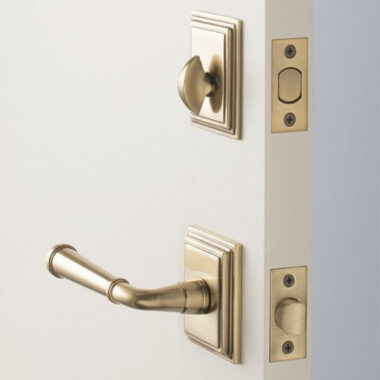 Black Gold Lever Door Handle