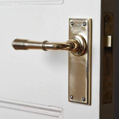 Black Gold Lever Door Handle