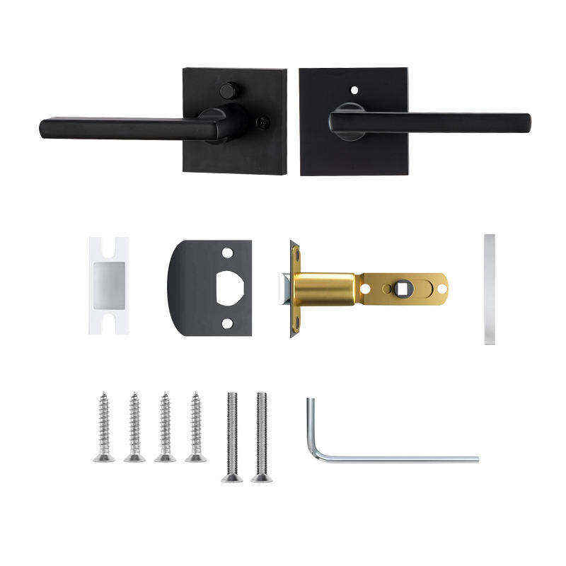 stainless steel indoor lever door handle