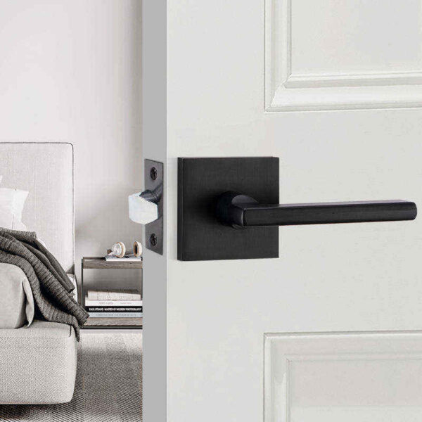 stainless steel indoor lever door handle