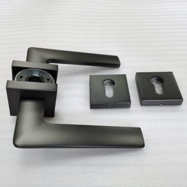 alloy lever door handle set