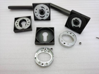 alloy lever door handle set