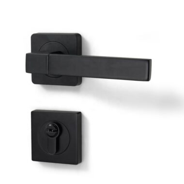 lever door handle for toilet door