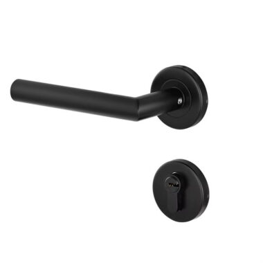 lever handle set with lock