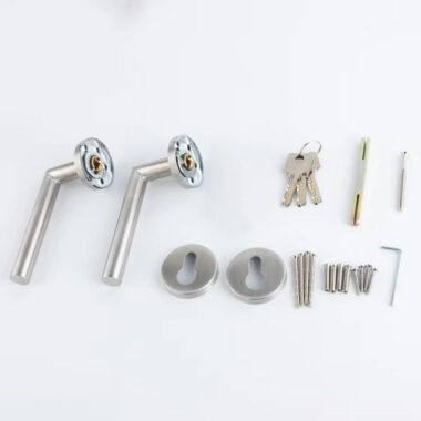 lever handle set with lock
