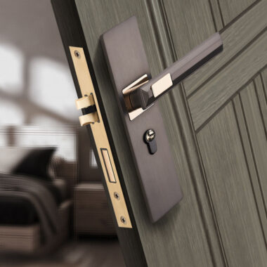 lever door handle with keys