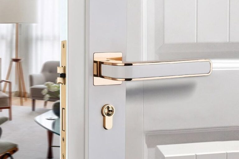 New Design Luxury Zinc Alloy Interior Lever Door Handle Factory (5) lever door handle with keys