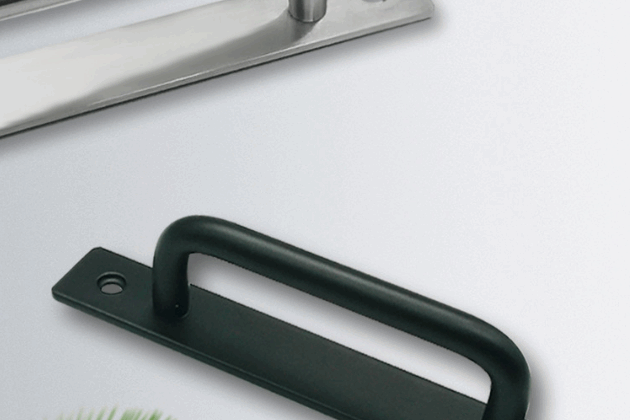 Stainless Steel Cabinet Drawer Pull Handles with Plate Manufacturer (3) pull handles with plate manufacturer