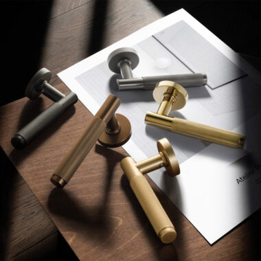 Matte Nickel Lever Door Handle