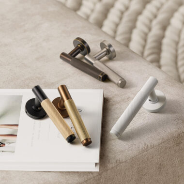 Matte Nickel Lever Door Handle