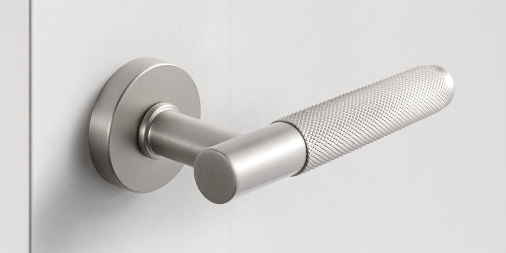Matte Nickel Lever Door Handle
