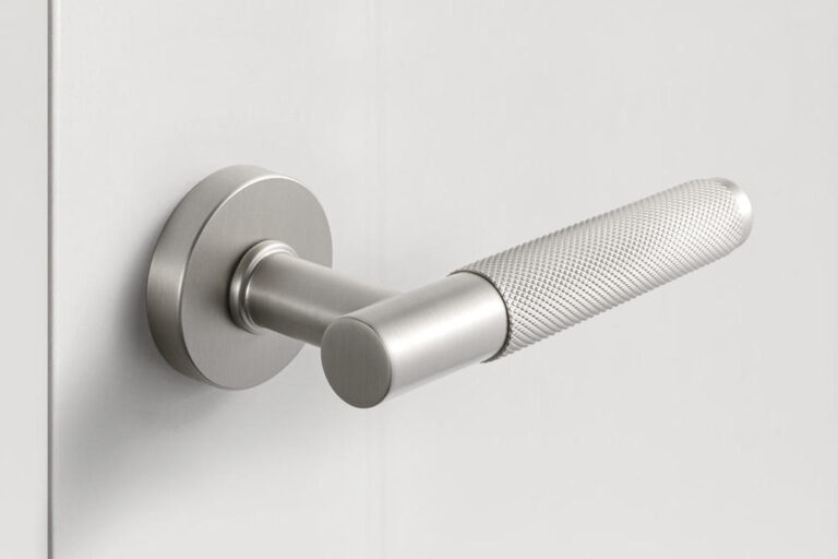Wholesale Knurled Matte Nickel Lever Door Handles for Interior Doors (6) Matte Nickel Lever Door Handle