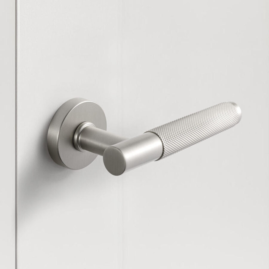 Matte Nickel Lever Door Handle